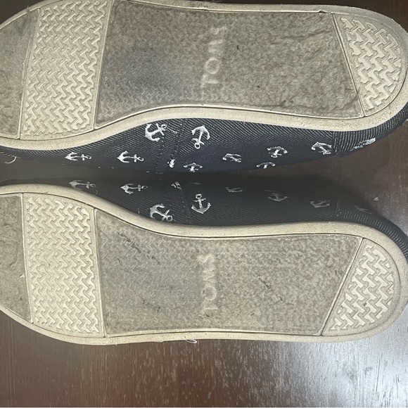 TOMS Women's Anchor Print Shoes - Navy (Nautical/Yacht Rock/Boat/Beach) - Picture 6 of 6